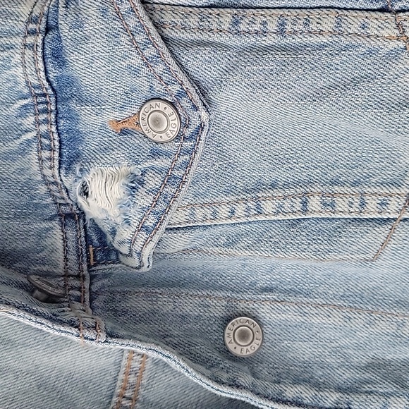 American Eagle Sherpa Denim Jacket - Picture 4 of 10